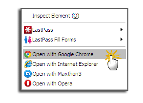 switch from firefox to chrome