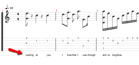 using tux guitar to tab sheet music