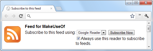 chrome subscribe to feed