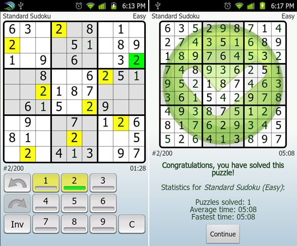free sudoku puzzles