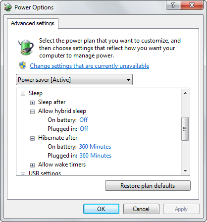 windows 7 hibernation issue