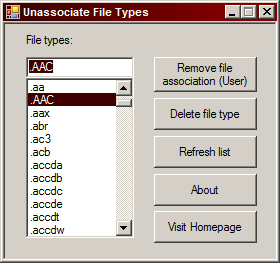 file type association windows 7