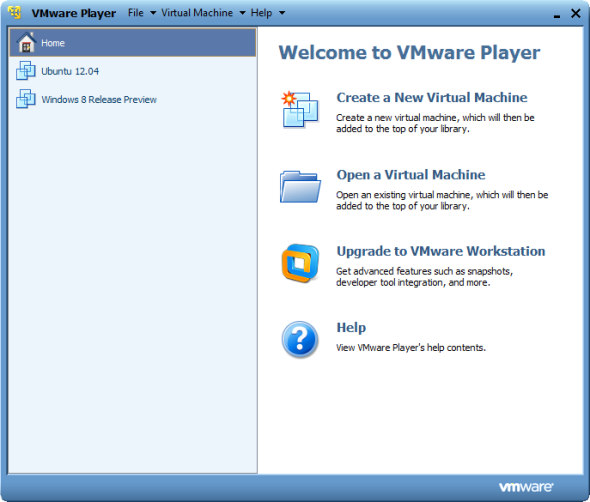 VMWare Player on Windows