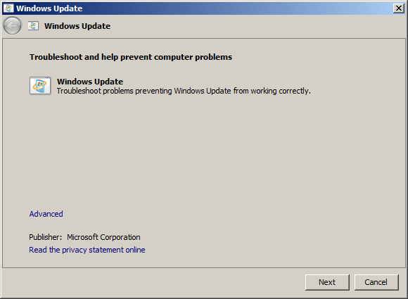 windows 7 updates won't install