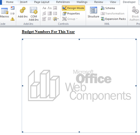 office web components download