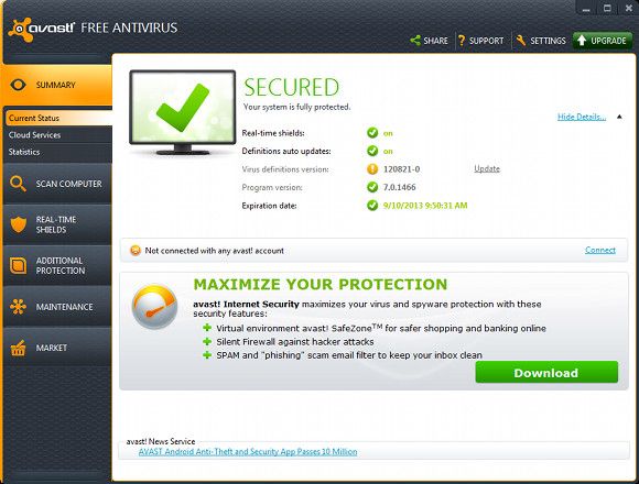 antivirus software comparison