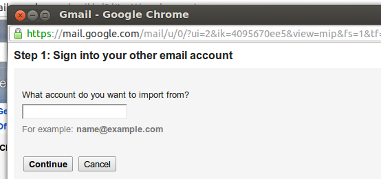 import old gmails emails gmail