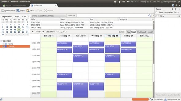 linux mint google calendar desklet