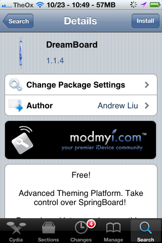 iphone dreamboard