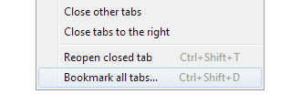 tab add on for chrome
