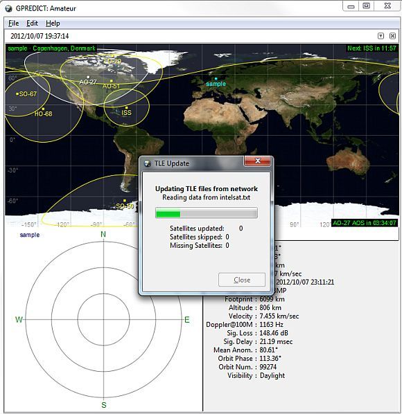 predict satellite tracker