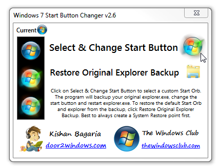 Windows 7-Startmenü