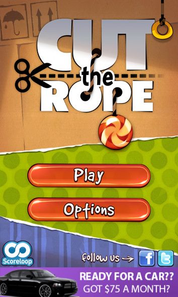 Love Candy & Cute Little Monsters? Play Cut The Rope! [Android & iOS]