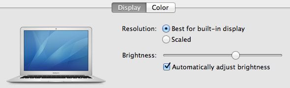 lower brightness more mac
