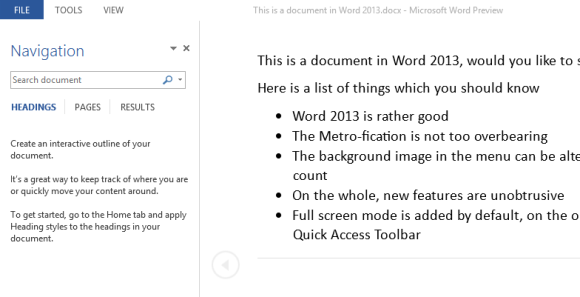 word 2013 review