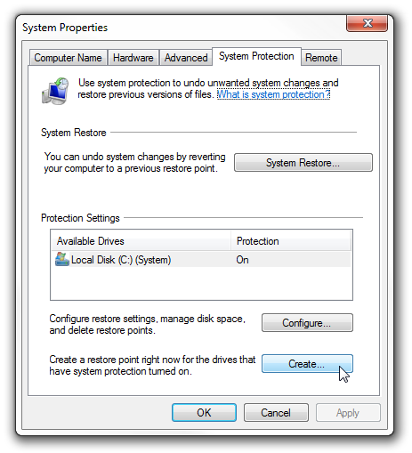  bouton de démarrage de Windows 7