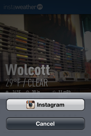 instagram weather app