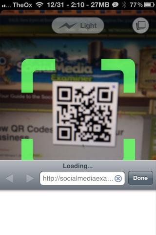 barcode scanner iphone