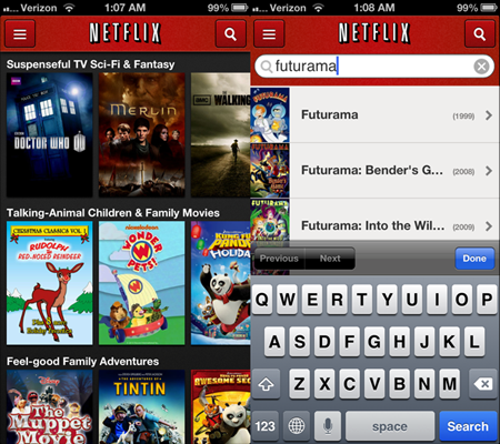 netflix for iphone