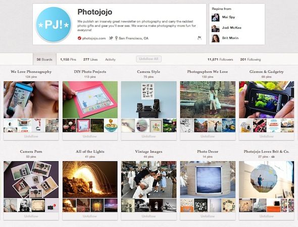 pinterest users to follow
