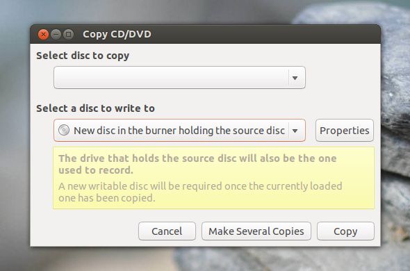 burn cds with linux