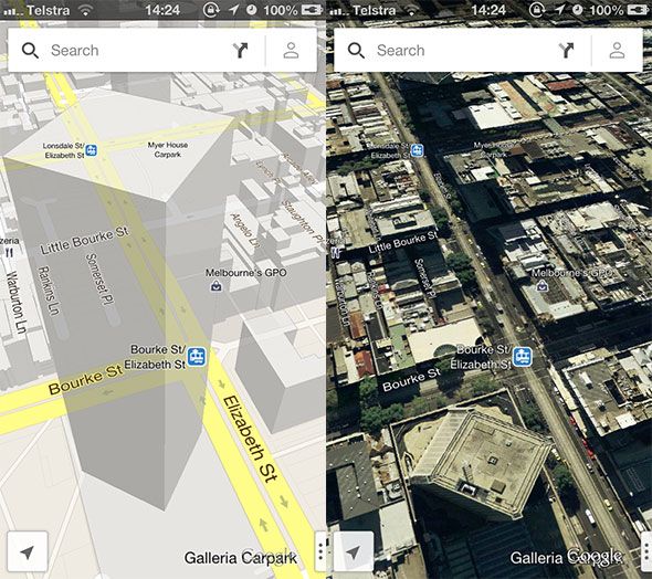 ios maps vs google maps