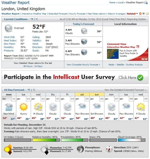 What Are The Best Weather sites?