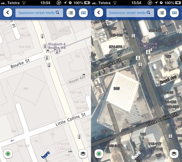 ios 6 maps compared to google