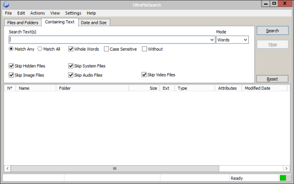 UltraFileSearch Standard 6.5 for windows download