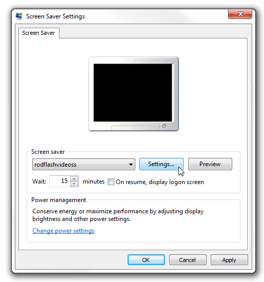 make video screensaver windows