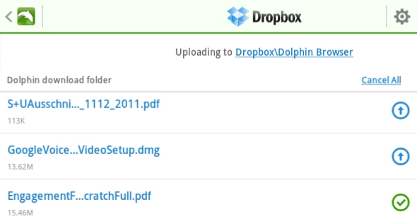dropbox app for android