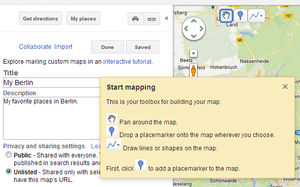 share google map