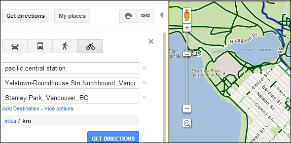 google navigation tips