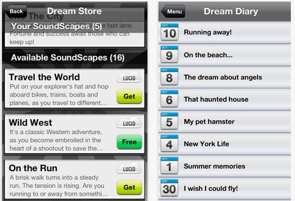 iphone dream app