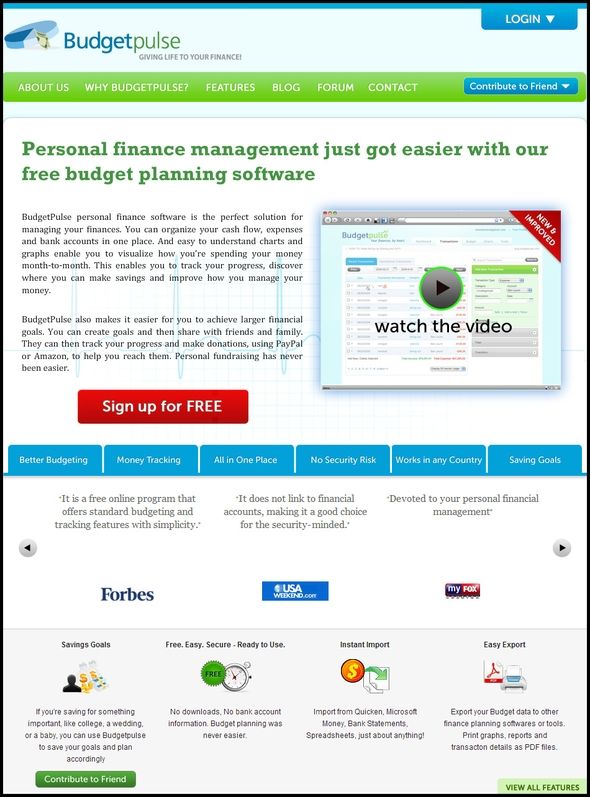 financial websites