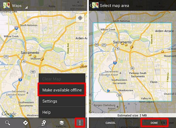 offline maps android