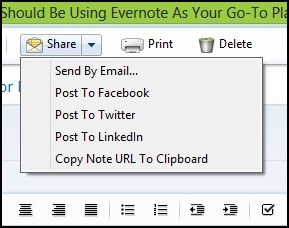 use evernote for everything