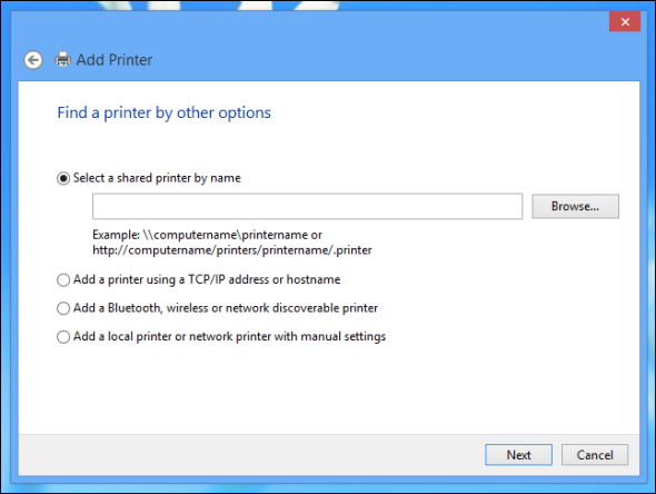 windows 8 printing issues