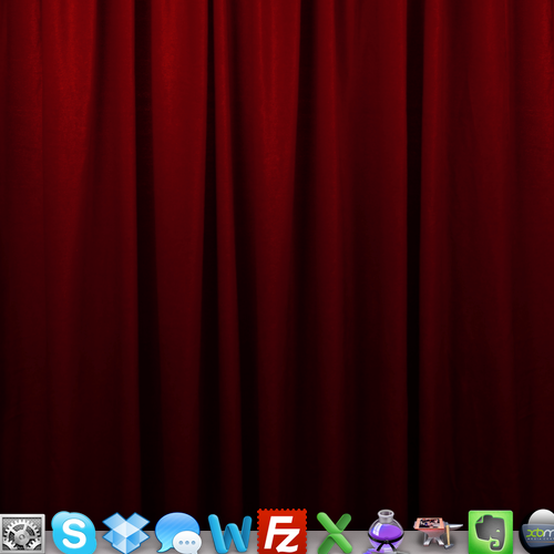 desktop curtain