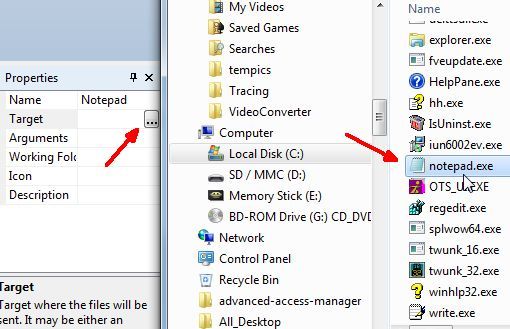 file context menu