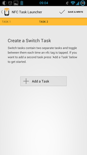 android launch task