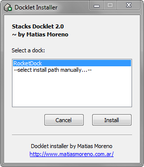objectdock stack docklet