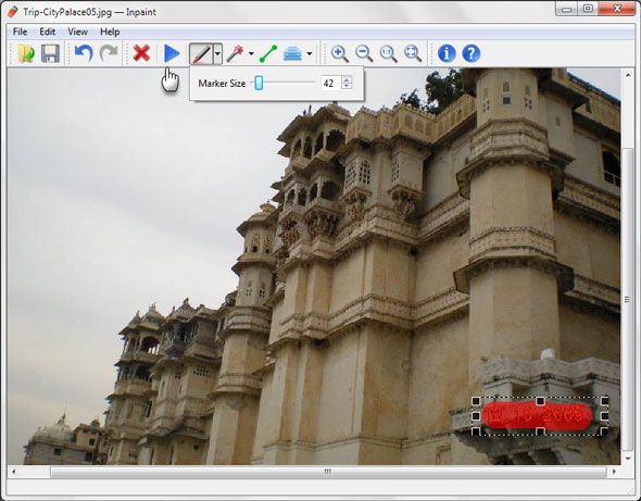 remove timestamps from digital photos
