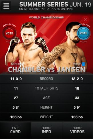 mma for iphone