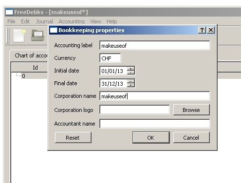 free double entry accounting software