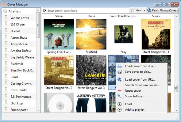 music player for computer