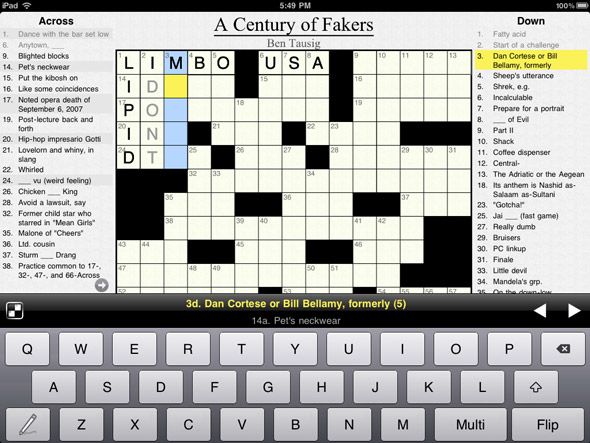 5 Daily iPad Crossword Apps To Do While You Wait iOS