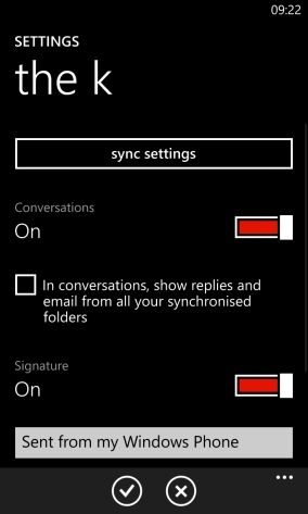 windows phone 8 email setup