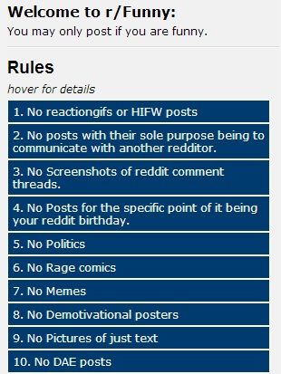 what not to do on reddit