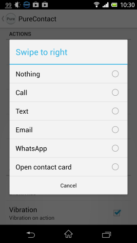 contact apps for android